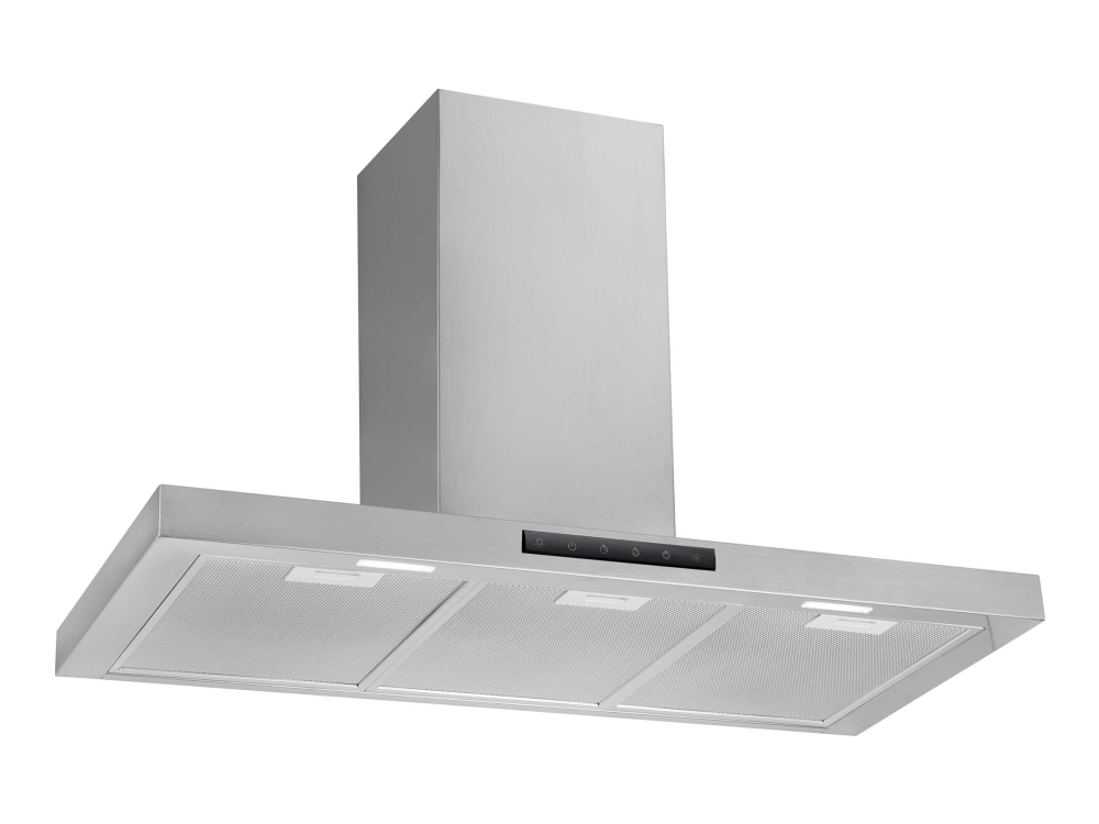 EICO Luzern P 90 X CV - Kåpa - skorsten, plan - bredd: 90 cm - djup: 40.3 cm - utsug - rostfritt stål | Vitvaror - Köksfläktar - Centralventilation | GameStuff