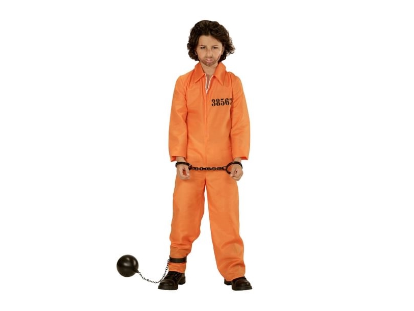 Orange fangedragt kostume | Leksaker - Rollek - Kostym | GameStuff