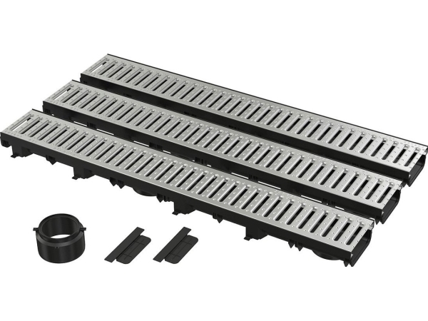 ExtraLink Odpływ Garażowy sæt 3 m (2x zaślepka, 1x gniazdo DN110)