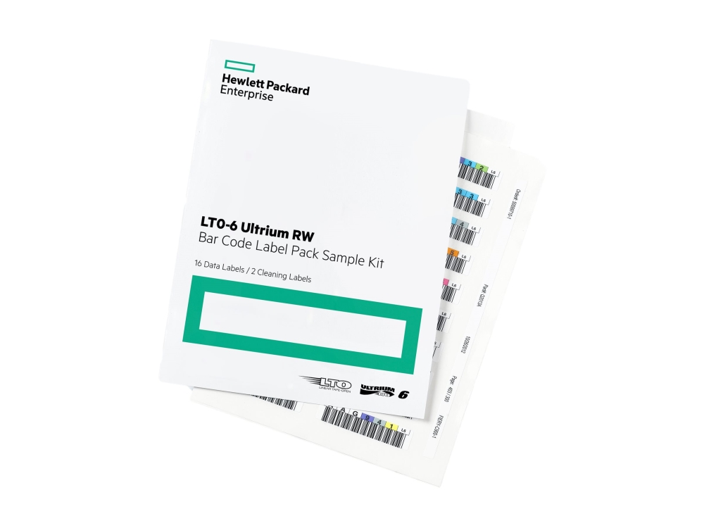 HPE Ultrium 6 RW Bar Code Label Pack - Streckkodsetiketter - för StoreEver MSL2024, MSL4048, MSL8096 StoreEver 1/8 G2 | Papper & Emballage - Taggar - Streckkodsetiketter | GameStuff