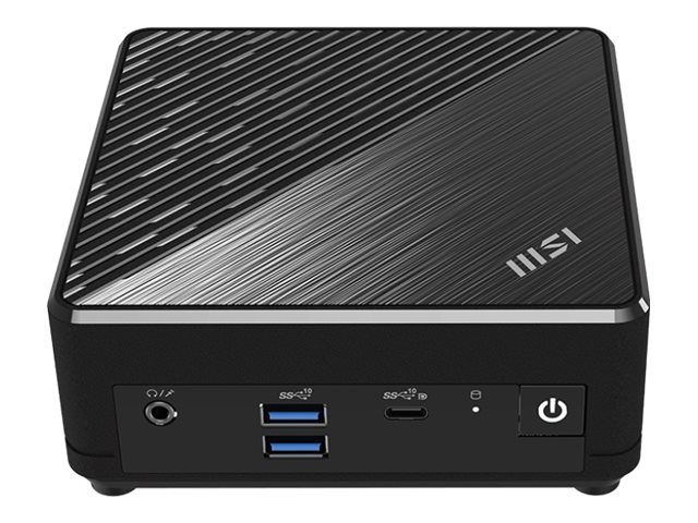 MSI Cubi N ADL 226AT - Mini-PC N-series N100 / upp till 3.4 GHz - RAM 4 GB - SSD 128 GB - NVMe - UHD Graphics - Gigabit Ethernet - Win 11 Pro - skärm: ingen - svart | Spel - Gamingdatorer - Stationär | GameStuff