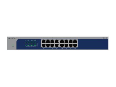 Netgear Gs516 - V3 - Switch - Ikke Administreret - 16 X 10/100/1000 - Desktop, Monterbar På Stativ