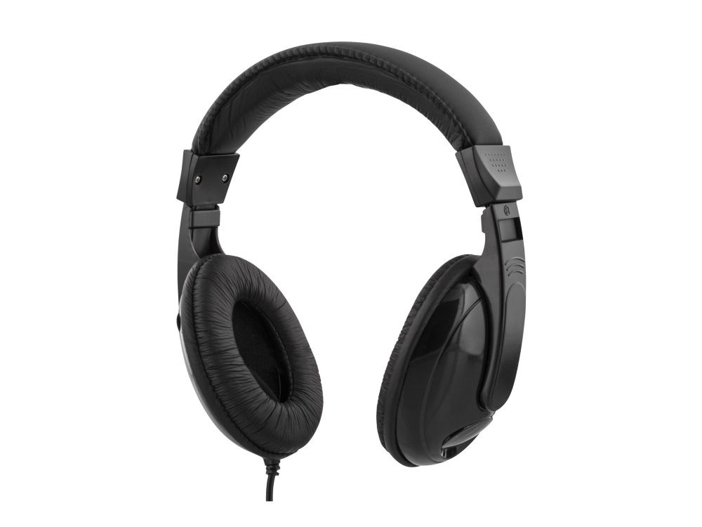 Deltaco Hl-51C, Kabelgebunden, Anrufe/Musik, 20 - 20000 Hz, 210 G, Kopfhörer, Schwarz