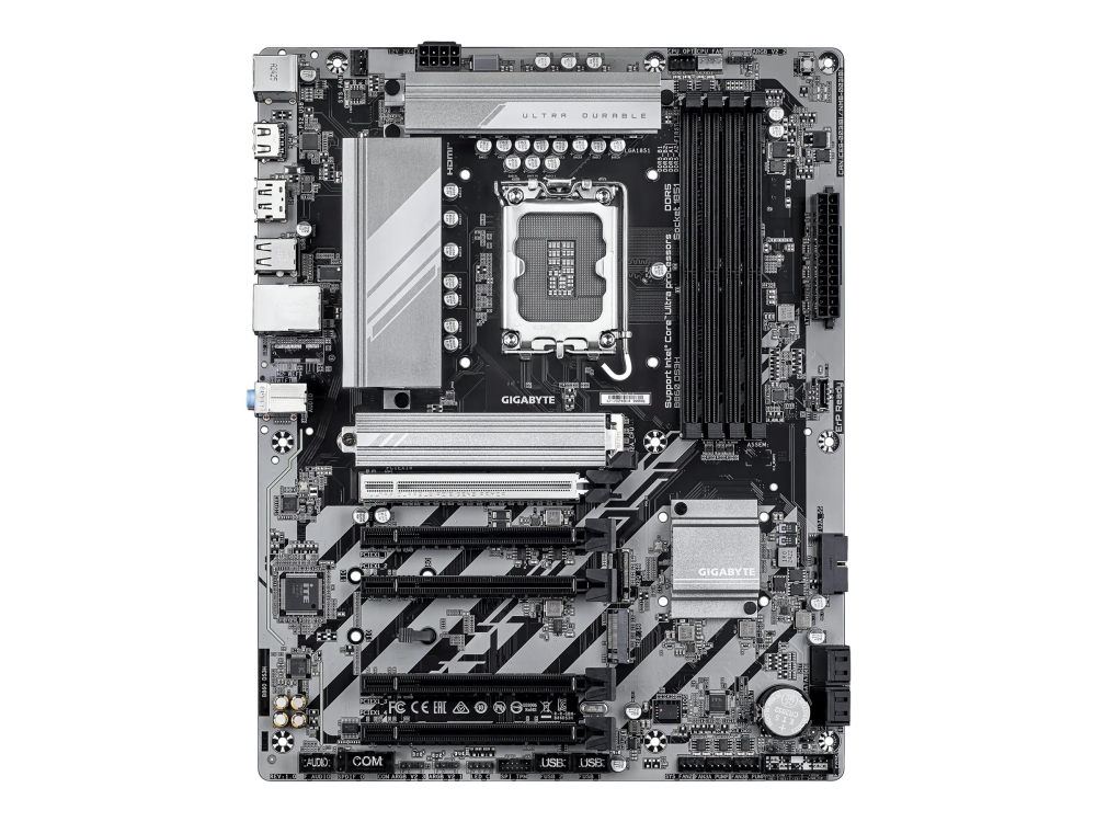 Gigabyte B860 Ds3h Mainboard - Intel Core Ultra Cpus, 8+1+2+2 Phasen Vrm, Bis Zu 9066Mhz Ddr5, 1Xpcie 5.0 + 1Xpcie 4.0 M.2, 2,5 Gbe Lan, Usb 3.2 Gen