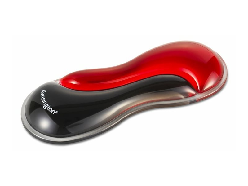 Kensington Duo Gel - Handledsstöd - slimmad - röd | Datortillbehör - Möss & Tangentbord - Handledsstöd | GameStuff