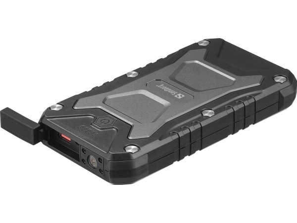 Sandberg Survivor Powerbank 10000 Pd22w, 10000 Mah, Trådløs Opladning, Sort