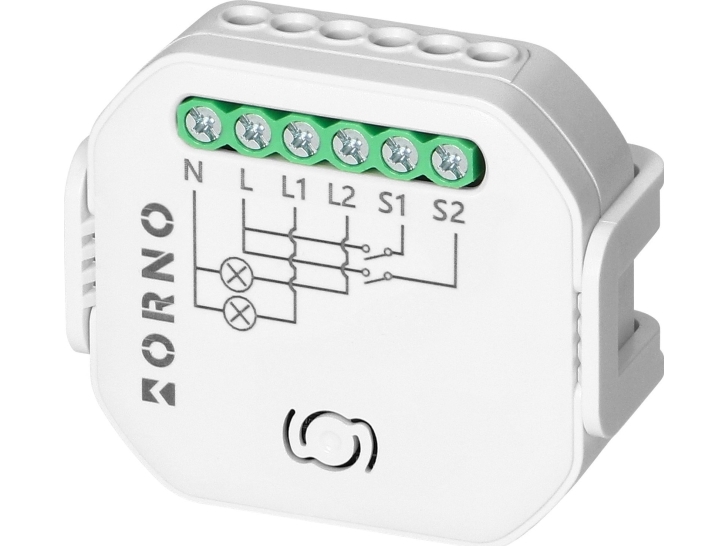 Orno Tuya Smart Wi-Fi+BLE 2-kanals relä i box | Elektrisk utrustning - Svartavlor | GameStuff