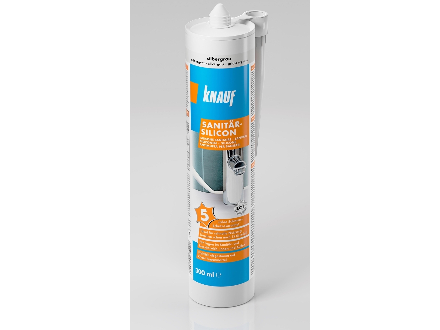 SILIKON SANITAR 586038 SILV GREY 300ML