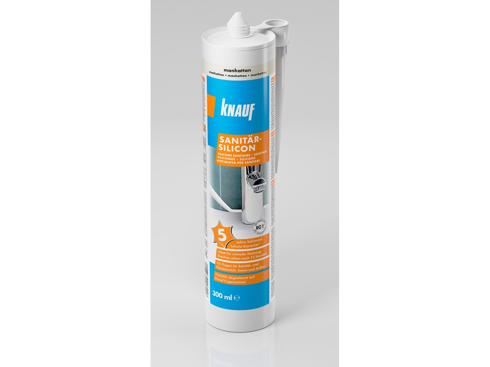 Knauf Silikone Sanitar 586049 Manhattan 300Ml