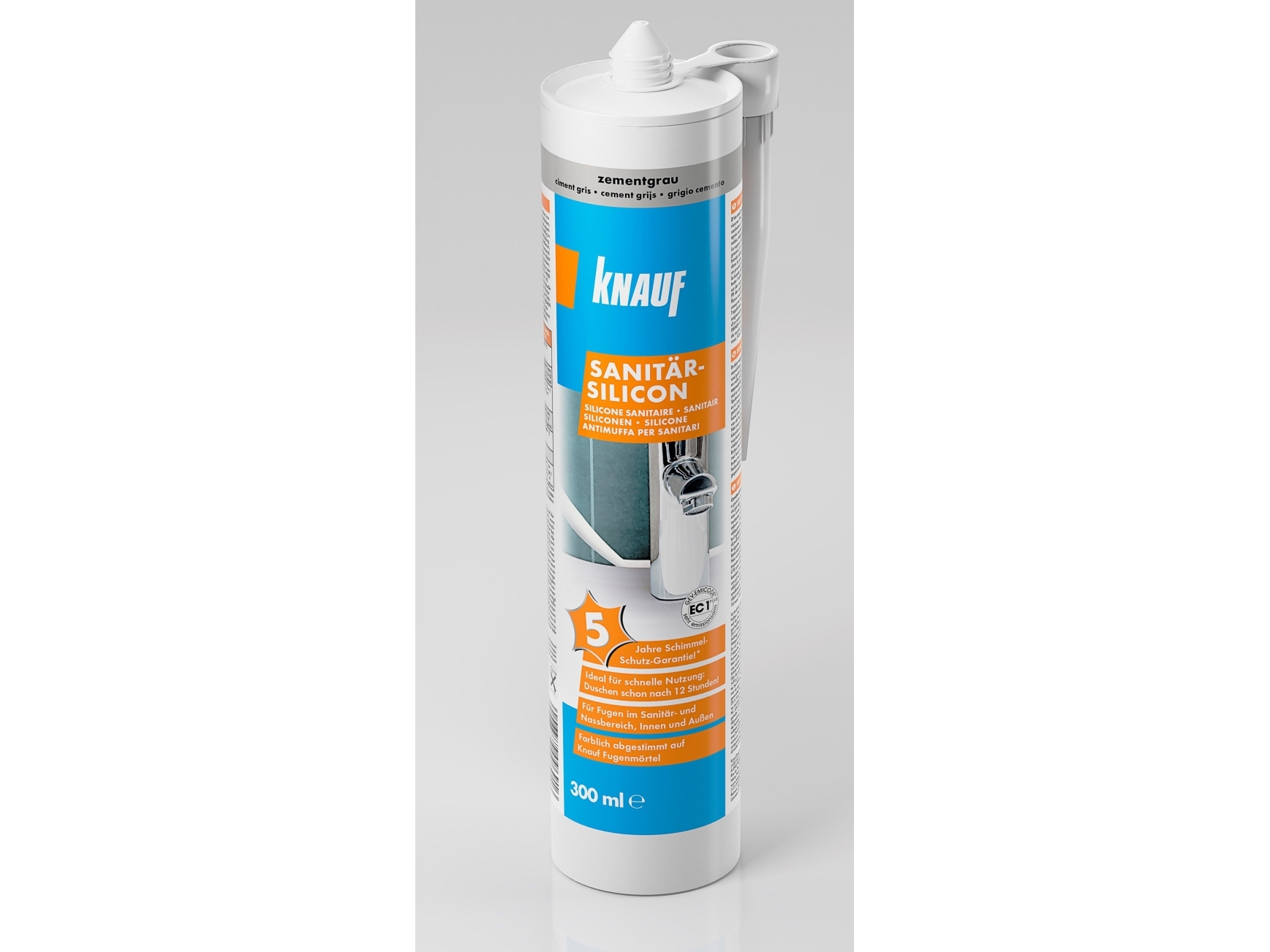 SILIKON SANITAR 586055 CEMEN GREY 300ML