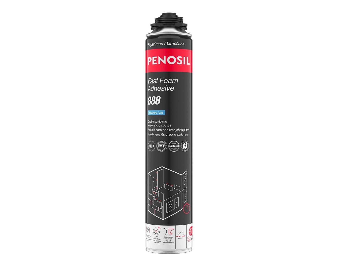 Penosil Adhesive foam Fast foam Adhesive 888 830 ml
