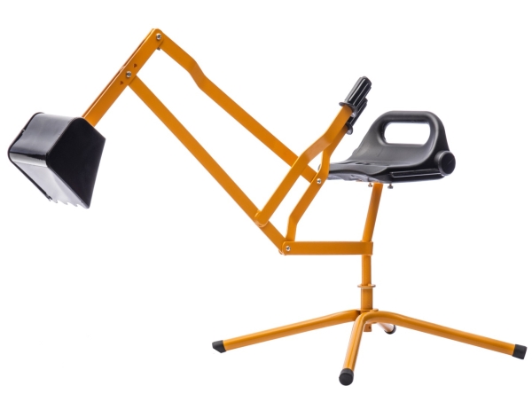 MegaLeg Metal Excavator HQ för barn och sandlåda, Orange | Utomhusleksaker - Gå / Löpande fordon - Gå fordon | GameStuff