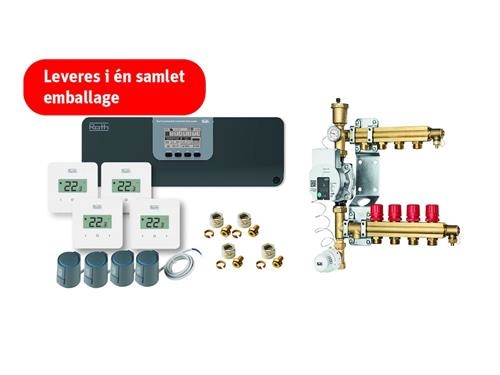 Golvvärme pk 4 fack m/shunt Touchline SL | VVS Artiklar - Uppvärmning - Golvvärme | GameStuff