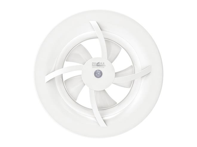 Duka Ventilator S7 - Abs, Hvid, Ø100 Mm, Med 9 Indbyggede Funktioner