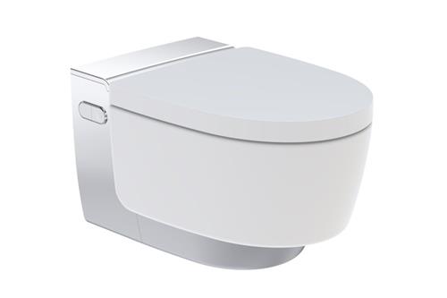 Geberit AquaClean Mera Comfort douchetoilet, uden skyllekant, rengøringsvenlig, hvid