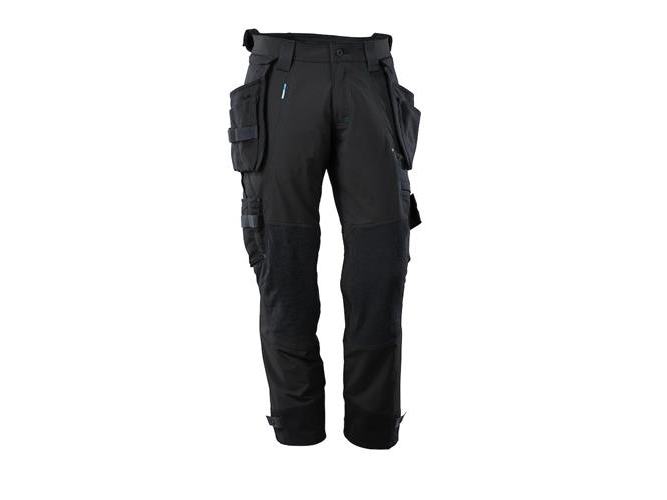 MASCOT 17031-311-09, Housut, Ei sukupuolirajoitusta, Musta, Elastaani, Nailon, 235 g/m², 8%