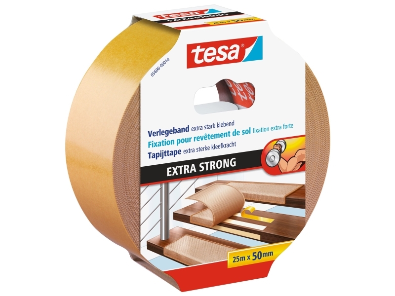 TESA 5696, Valkoinen, Kiinnittävä, Polypropeeni (PP), 20%, 25 m, 50 mm