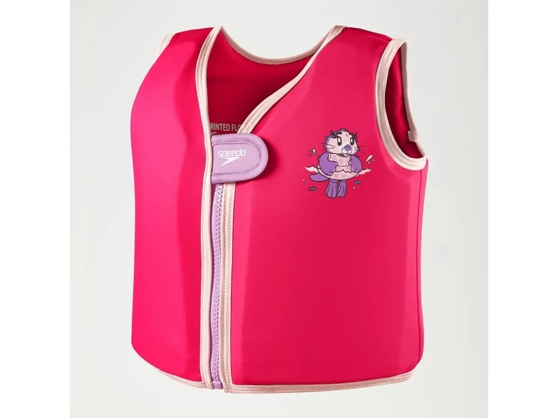 Speedo Printed Float Vest ius størrelse 1-2 år - redningsvest til svømning (børne)
