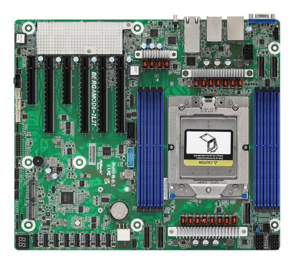Płyta Główna Asrock Asrock-Bundkort Bergamod8-2L2t Ceb Socket Sp5 Single