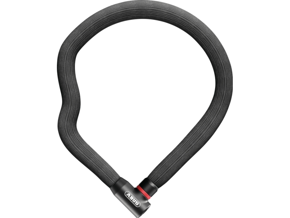 ABUS 4204?/85, Kedjelås, Svart, Stål, Stål, nyckel, 850 mm | Cykling - Cykelutrustning - Lås för cyklar | GameStuff