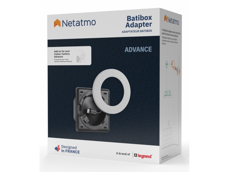 Netatmo Npc-Bat-W, Adapterring, Indendørs, Hvid, Netgear, 1 Stk, Kasse