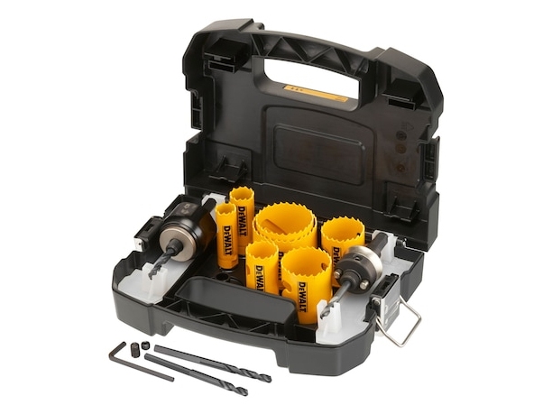 DeWALT DT90355-QZ, Ställ, Borr, Metall, Plast, Trä, Metall, 19,22,29,38,44,51,57 mm, 13 styck