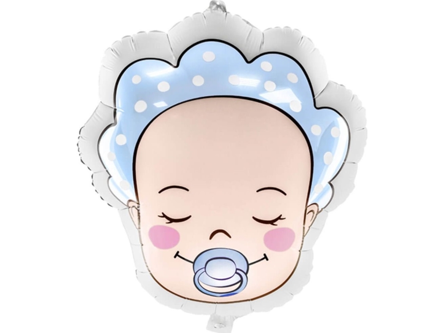 Folieballon Baby Boy Ansigt
