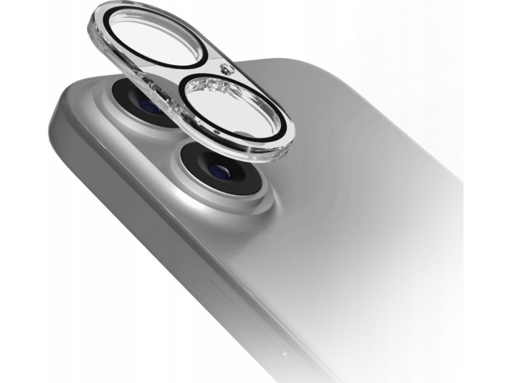 Sbs Ted3ocamglip16, Apple, Iphone 16, Iphone 16 Plus, Slagbestandig, Stødresistent, Sort, Transparent, 1 Stk