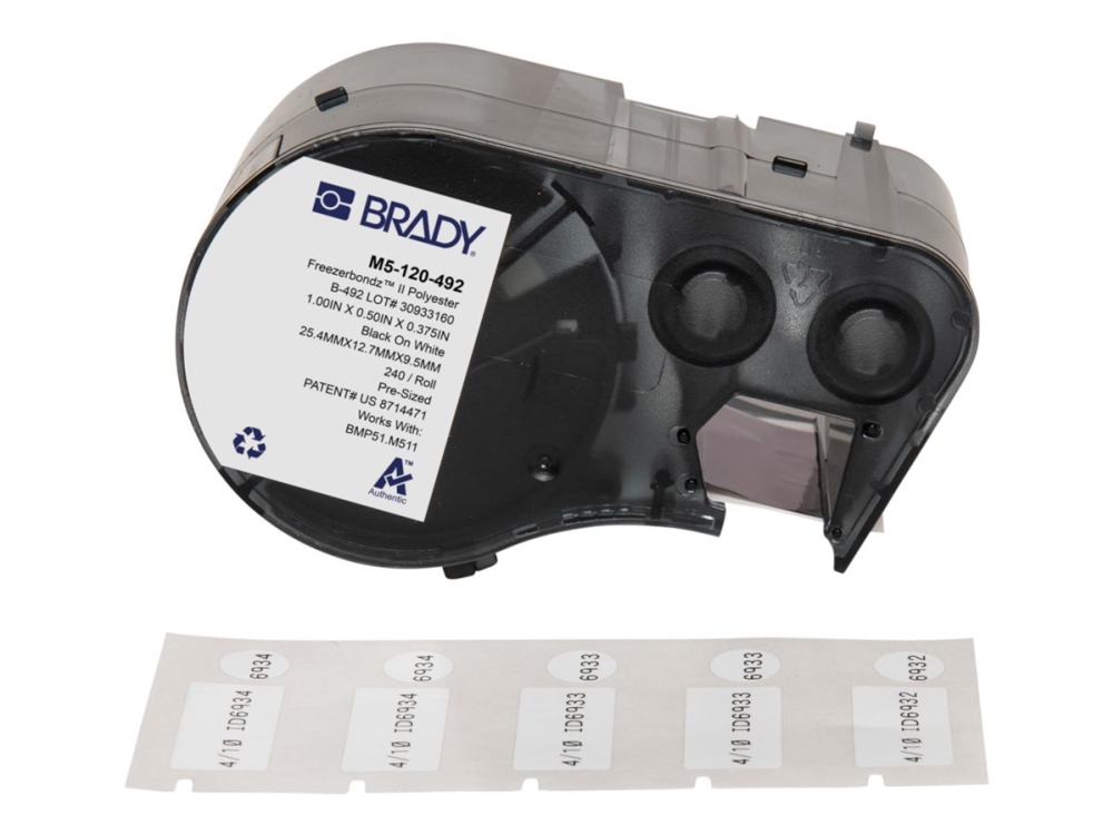 Brady Bmp51/M511 Freezerbondz Label Printer Etiketter