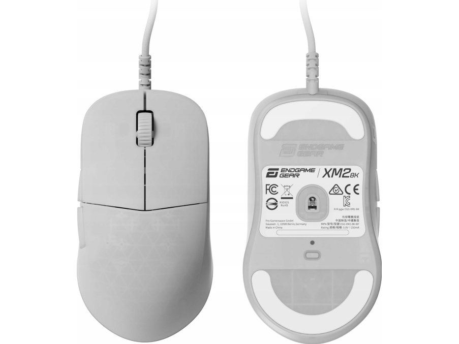 Endgame Gear Xm2 8K Žaidimų Pelė, Su Laidu - Baltas Frost