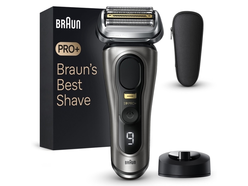 Braun Series 9 Pro+ 9515S, Tasten, Metallisch, Akku, Lithium-Ion (Li-Ion), Integrierte Batterie, 60 Min