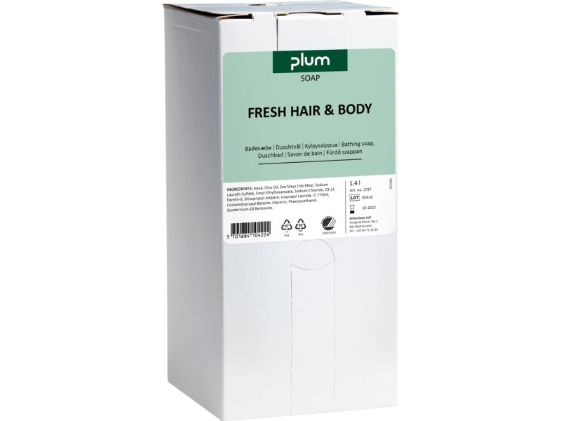 Hår Og Bodyshampoo, Kiilto, 1400 Ml - (8 Stk.)