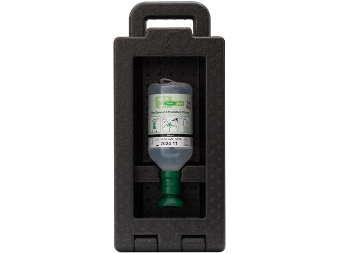 Plum Spülset Für Die Augen Plum Ibox 1, Flüssigkeit 0,9%, 500 Ml, Schwarz