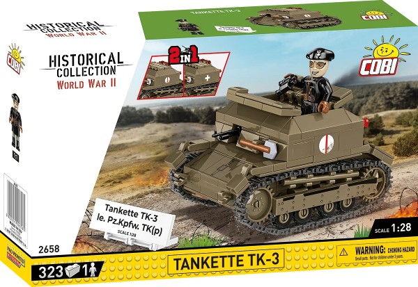 Cobi Block Tankette TK-3 323 blokeliai | N - A | GameStuff