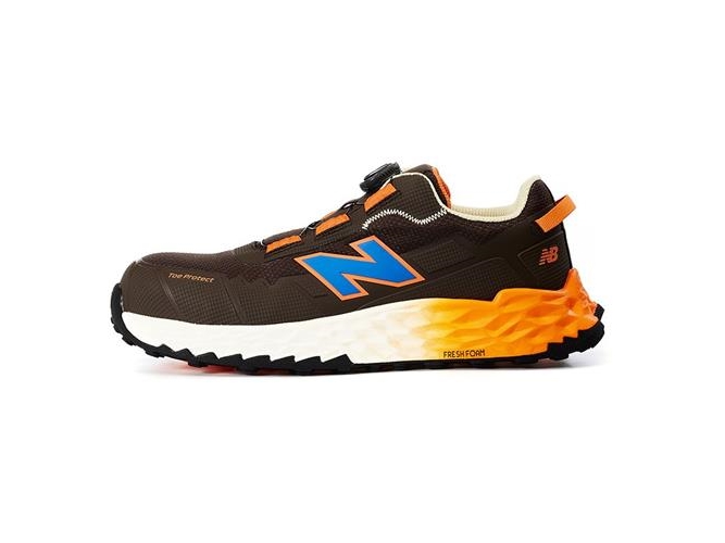 New Balance sikkerhedssko Cremorne brun orange BOA S3L str 47,5
