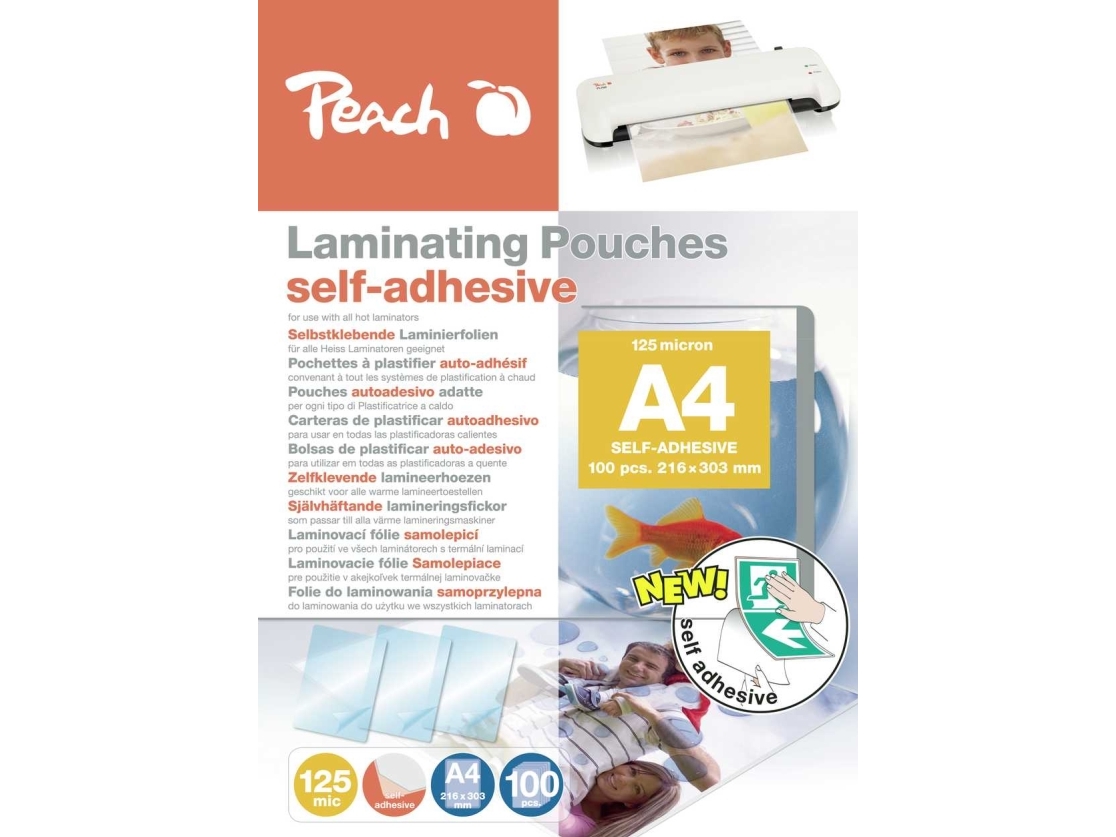 Peach S-Pp525-17, A4, 125 Μm, 216 Mm, 303 Mm