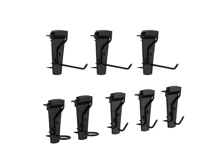 Black & Decker STST82617-1, Öppen krok, Stål, J-hake, Svart, 24 styck