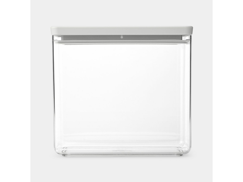 Brabantia Tasty+, Burk, Rektangulär, 3,5 l, Ljusgrå, Transparent, Plast, 220 mm | Leksaker - Kreativitet - Spela degen | GameStuff