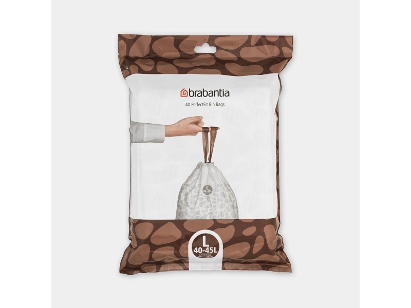 Brabantia 138645, 45 l, Vit, Plast, Kina, 820 mm, 534 mm | Rengöring - Avfallshantering - Soppåsar | GameStuff