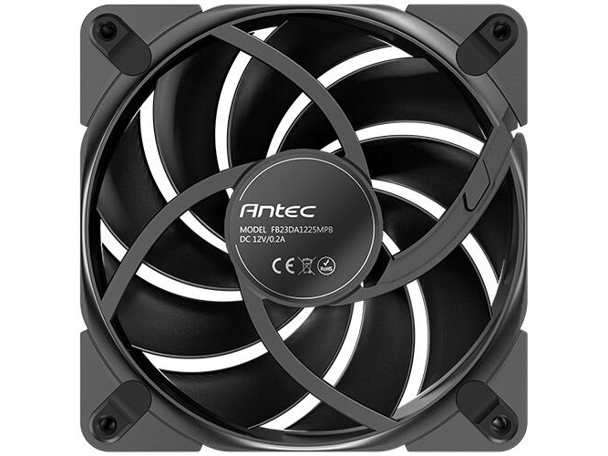 Antec Tranquil 120, Ventilator, 12 Cm, 59,23 Kubikfod/Min., Sort