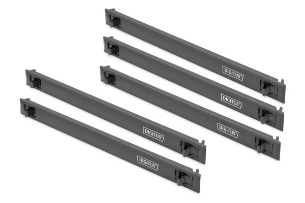 Digitus 1He Blindabdeckung, Snap-In, Für Netzwerk- Und Serverschränke, Blindabdeckung, Acrylnitril-Butadien-Styrol (Abs), Schwarz, 5 Stück(E)