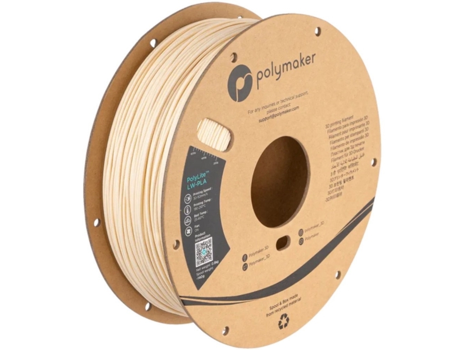 Filament Polymaker Polylite Lw-Pla 1.75Mm 0.80Kg - Weiß}