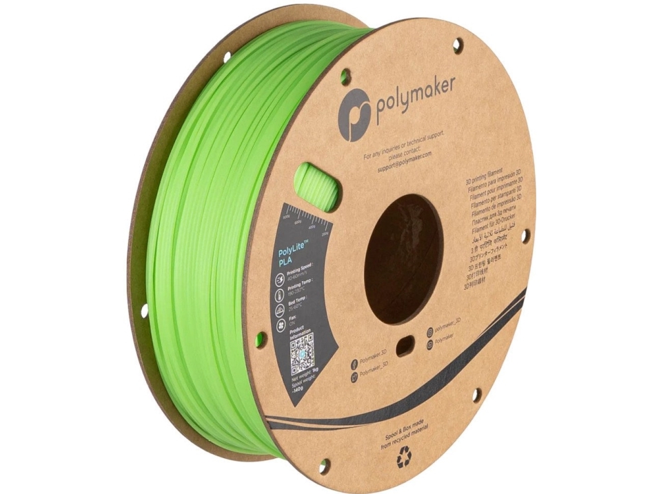 Filament Polymaker Polylite Luminous Pla 1,75Mm 1Kg - Green}