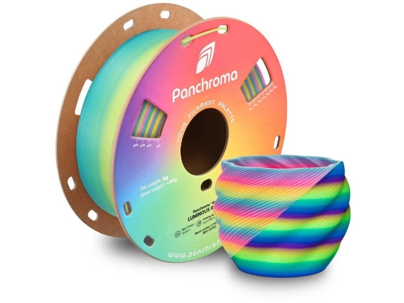 Polymaker Filament Polylite Luminous Pla 1,75Mm 1Kg - Rainbow}