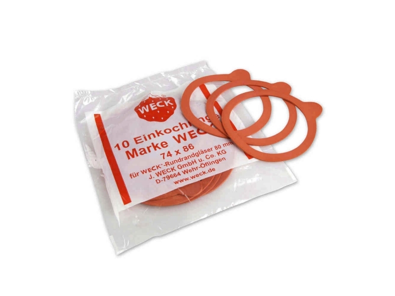 Gummiring T/Ø8cm Glas Weck (Rr80) 10Stk/Pack