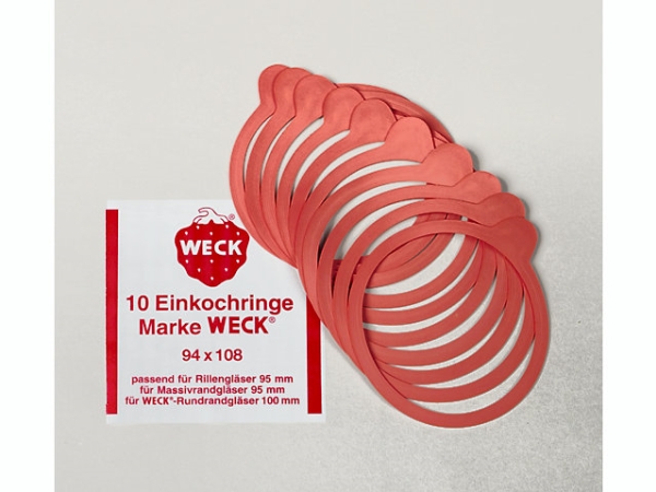 Gummiring T/Ø10cm Glas Weck (Rr100) 10Stk/Pack