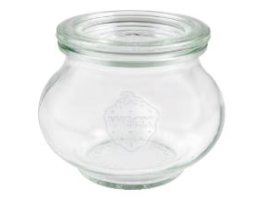 Patentglas Weck Schmuck 220Ml Ø8.7Xh6.9Cm Med Låg Glas,12 Stk/Krt