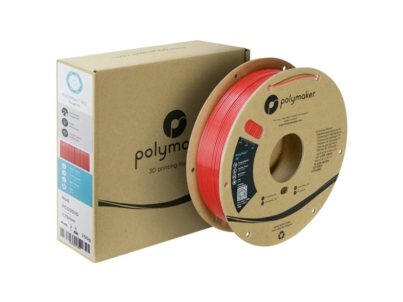 Poly Filament Polymaker Polymax Pc 1,75 Mm 0,75 Kg - White
