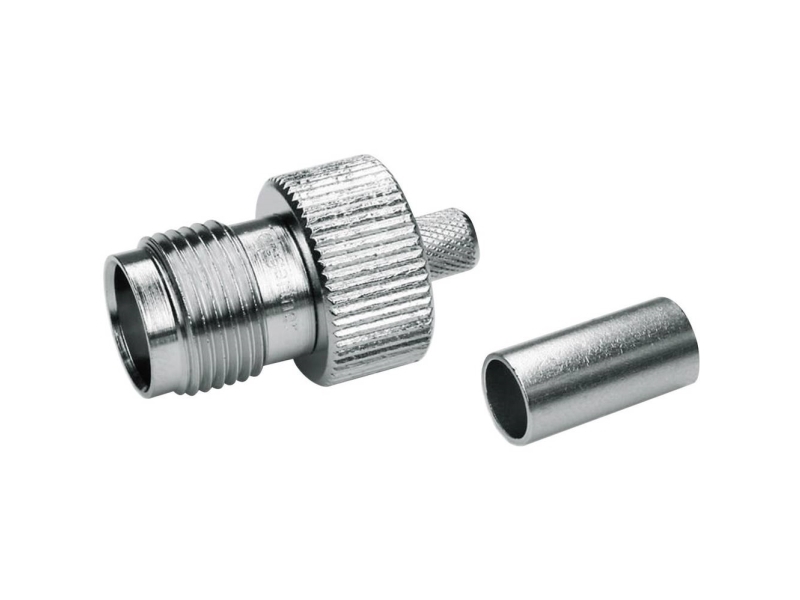 Telegärtner Tnc-Kabelbuchse Crimp G01 50 Ohm, Crimp/Crimp, A0805, G01 (Rg-58 C/U) - 1 Stück (J01011a2265z)