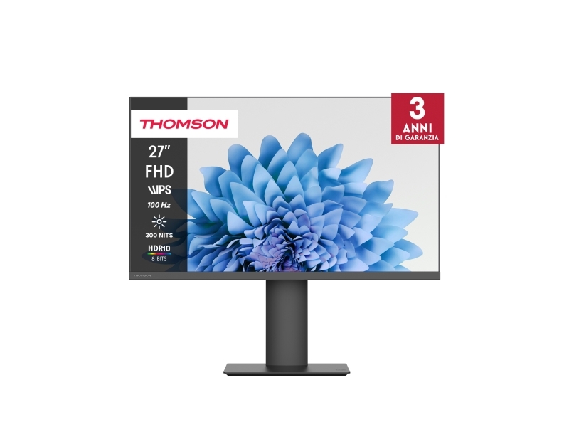 Thomson M27fb5c14, 68,6 Cm (27"), 1920 X 1080 Pixel, Fuld Hd, Led, 14 Ms, Sort